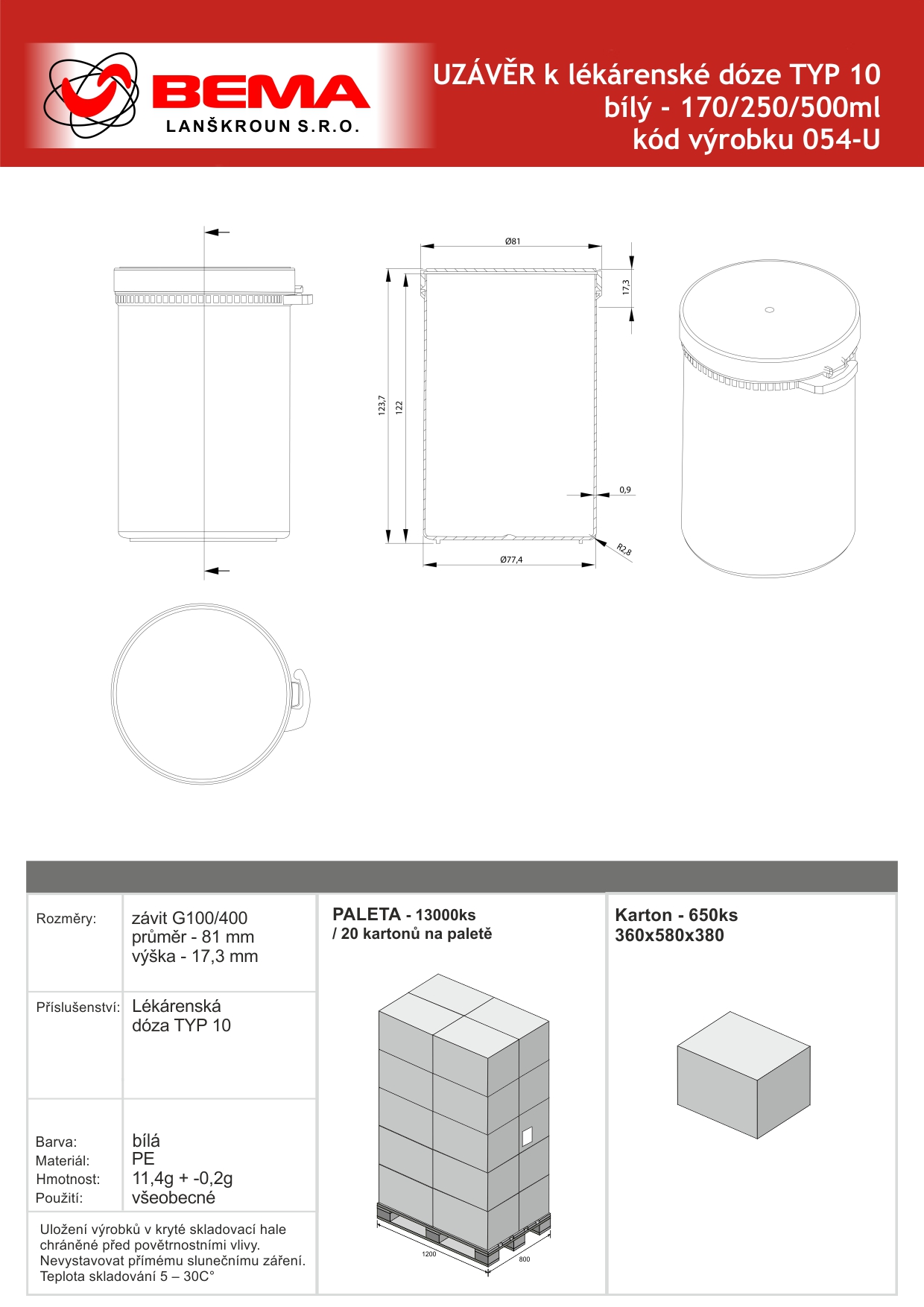 UZAVER BEMA TYP 10_500ml 10-12-2024